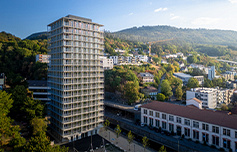 Visualisierung Vorplatz Wohnturm / Ibis Hotel